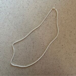 *NEW* 24” Sterling Silver Rope Chain Necklace